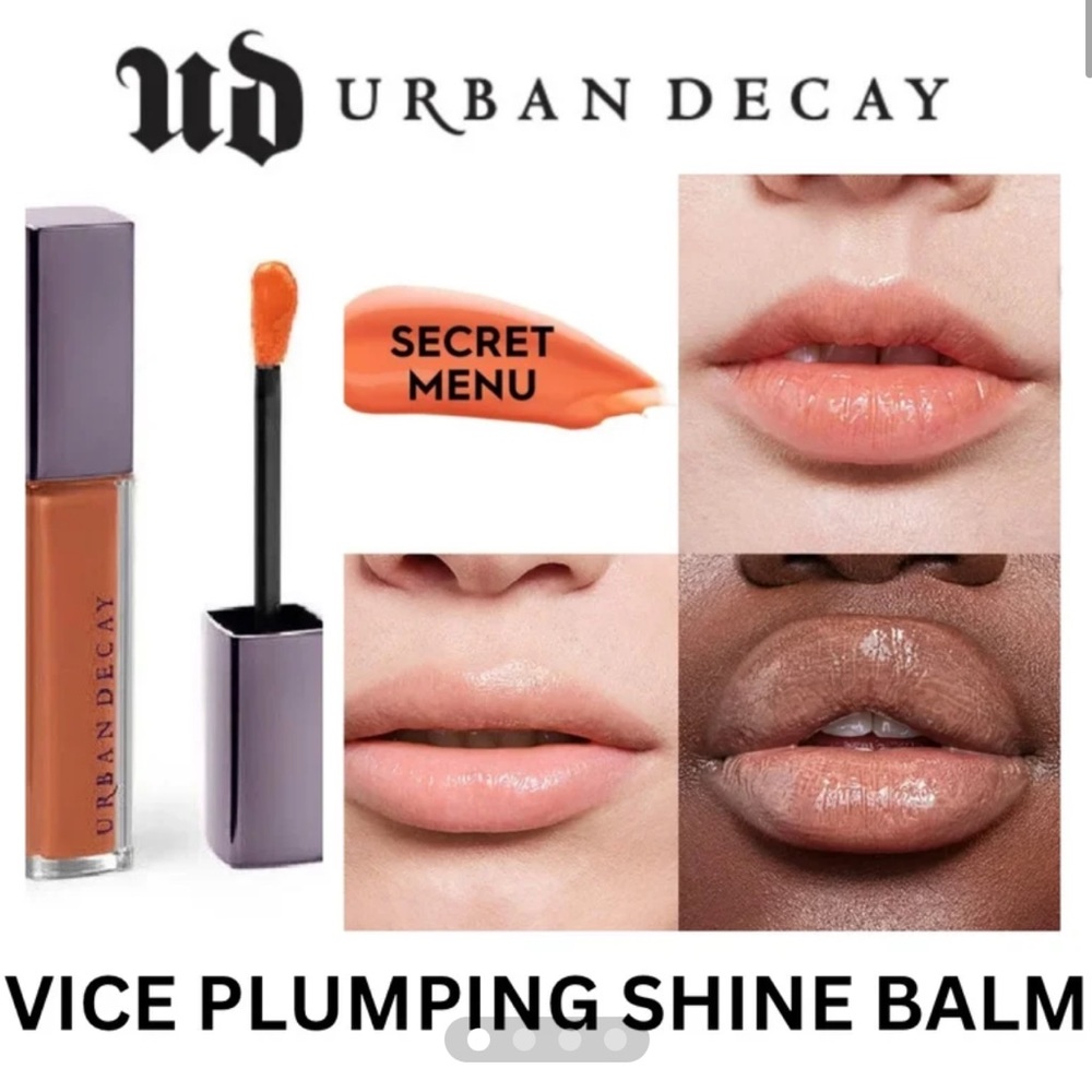Urban Decay New Vice Plumping Shine Secret Menu Lipgloss New